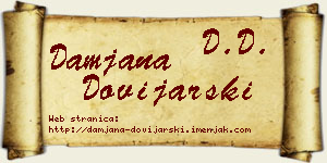 Damjana Dovijarski vizit kartica